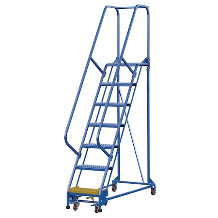 Vestil 100 H Steel PW Ladder, Grip Strut, 7 Step, 7 in Steps LAD-PW-18-7-G